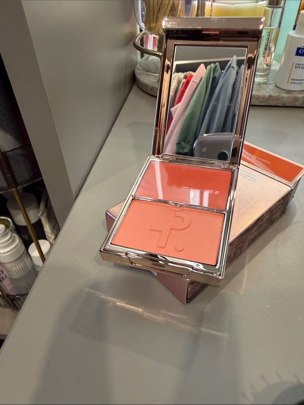 Patrick Ta Peach Cream Blush Compact — Soft Peach Cheek Color